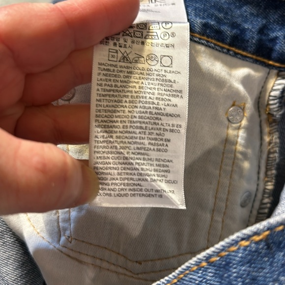 Levi’s Men’s 505 Regular Fit Jeans Size 34-29 - Picture 8 of 9